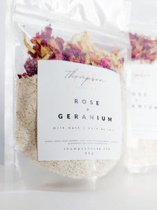 Rose + Geranium Soak
