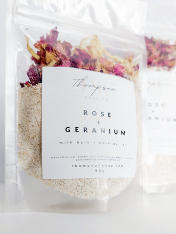 Rose + Geranium Soak