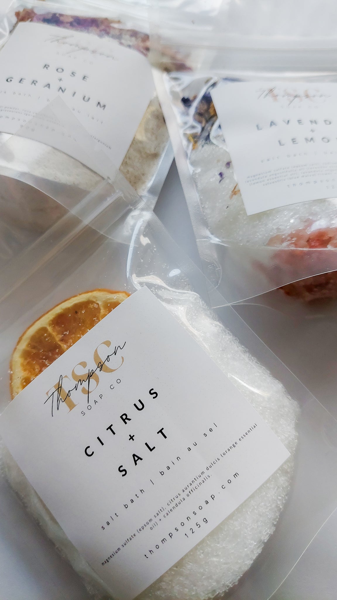 Citrus + Salt Bath