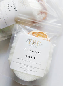 Citrus + Salt Soak