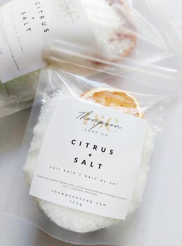 Citrus + Salt Soak
