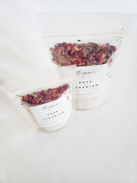 Rose + Geranium Vegan Milk Bath