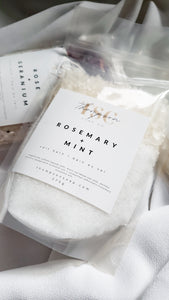 Rosemary + Mint Salt Bath